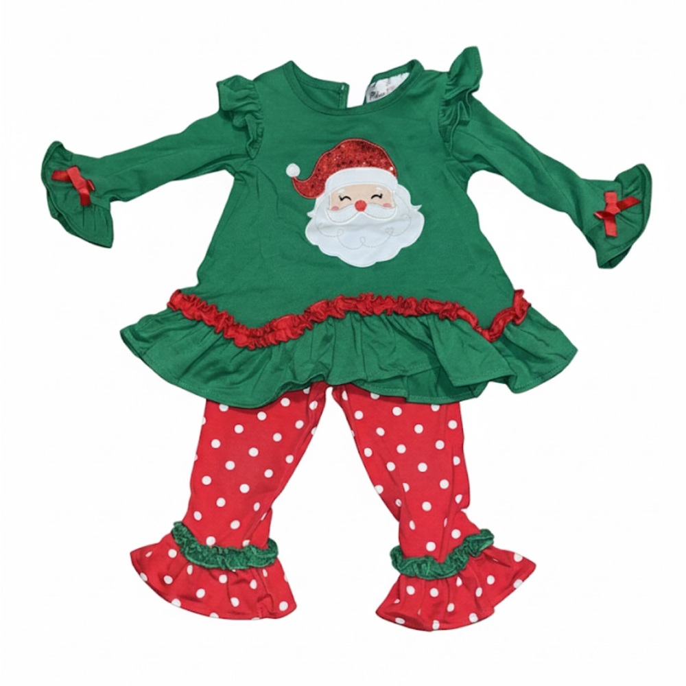 Rare Editions Green and Red Santa Costume Set